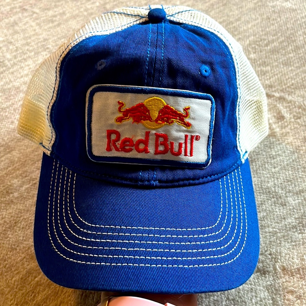 Red Bull Blue & White Mesh Cap